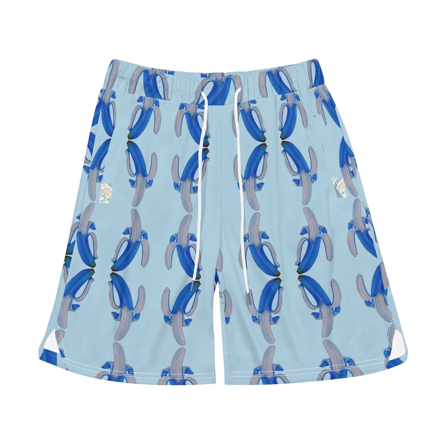 Banana Blue© Super Sport Flex Dry Mens Basketball Mesh Shorts Sea Life Swim Trunks Quick Dry In Resort