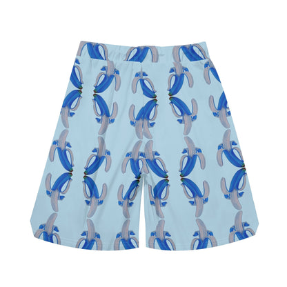 Banana Blue© Super Sport Flex Dry Mens Basketball Mesh Shorts Sea Life Swim Trunks Quick Dry In Resort