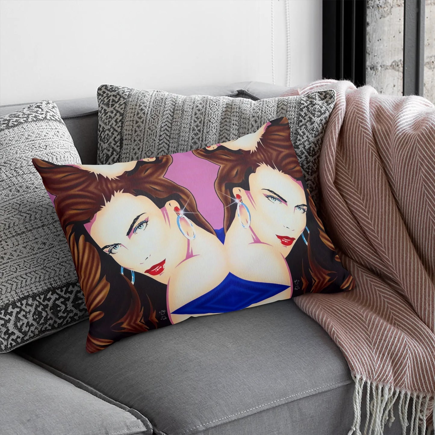 Lady Print© Soft Comfort Cozy Decor Rectangular Every Ones Favorite Pillow Case