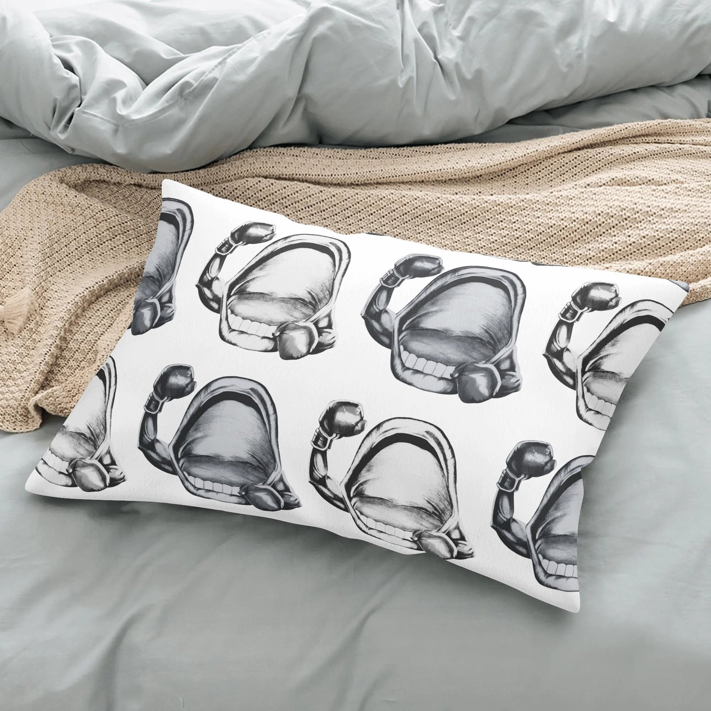 Power Punch© Soft Comfort Cozy Decor Rectangular Every Ones Favorite Pillow Case In Classic