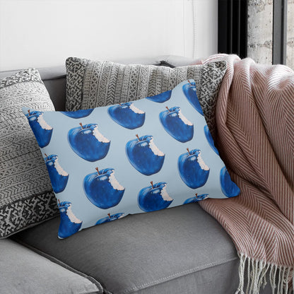 Apple Blue© Soft Comfort Cozy Decor Rectangular Every Ones Favorite Pillow Case In Ice Cream Cotton Candy Blue