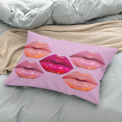 Lip Drip© Soft Comfort Cozy Decor Rectangular Every Ones Favorite Pillow Case In Chic Boutique