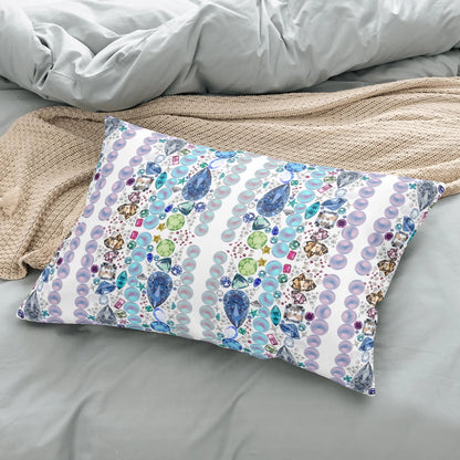 Gigi In Aruba© Soft Comfort Cozy Decor Rectangular Every Ones Favorite Pillow Case In Pearl Gem Dream