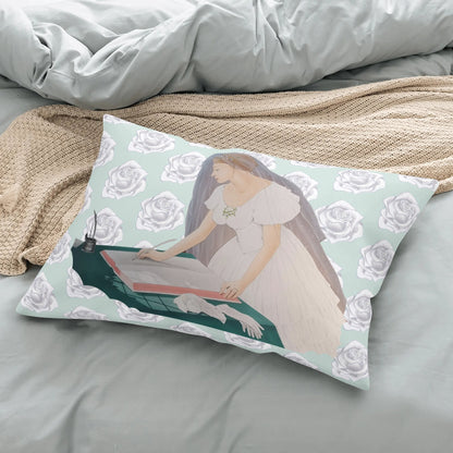 Future Mrs.© Soft Comfort Cozy Decor Rectangular Every Ones Favorite Pillow Case In Bridal Celebration