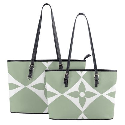 Exclusive LA© Euro Soft Yes Please Luxturnal Lux PU Leather Tote Bag In Mint Crisp Jade