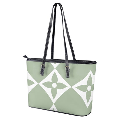 Exclusive LA© Euro Soft Yes Please Luxturnal Lux PU Leather Tote Bag In Mint Crisp Jade