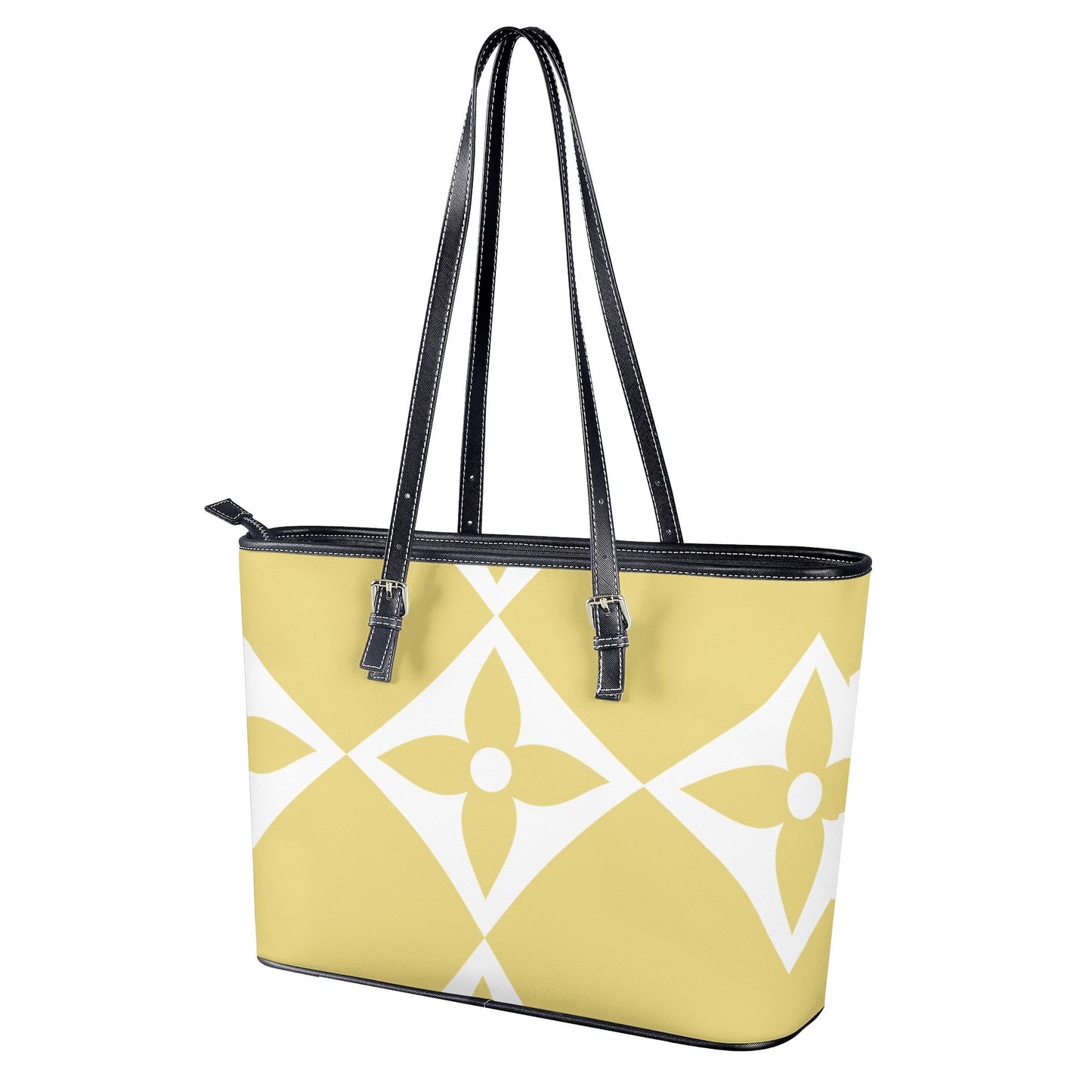 Exclusive LA© Euro Soft Yes Please Luxturnal Lux PU Leather Tote Bag In Pear Creme Brûlée