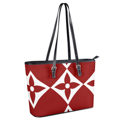 Exclusive LA© Euro Soft Yes Please Luxturnal Lux PU Leather Tote Bag In Sip Silk Merlot