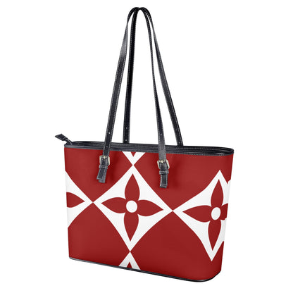 Exclusive LA© Euro Soft Yes Please Luxturnal Lux PU Leather Tote Bag In Sip Silk Merlot