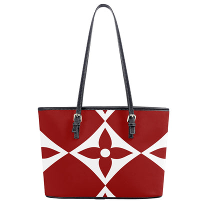 Exclusive LA© Euro Soft Yes Please Luxturnal Lux PU Leather Tote Bag In Sip Silk Merlot