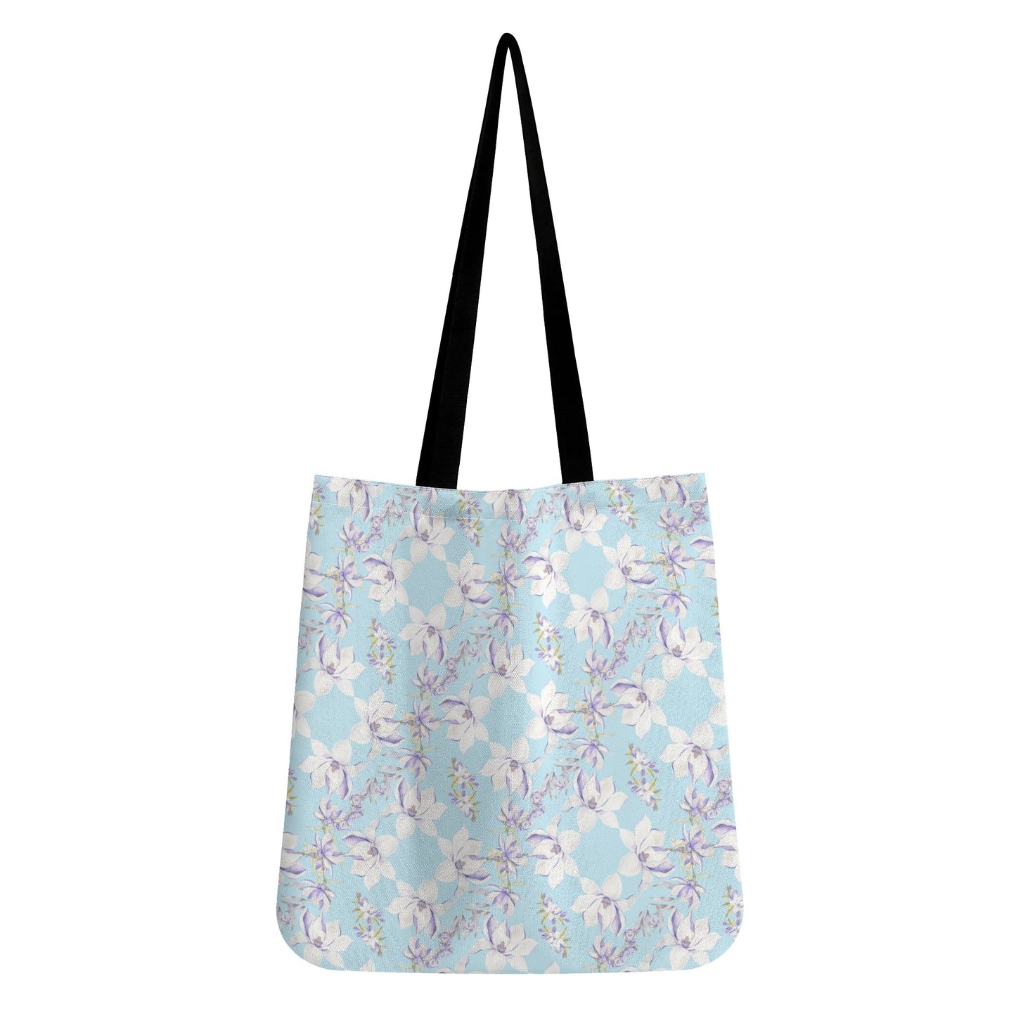 Princess Goddess© Simple Chic Cloth Tote Bag In Airibellas Blue Garden Dream