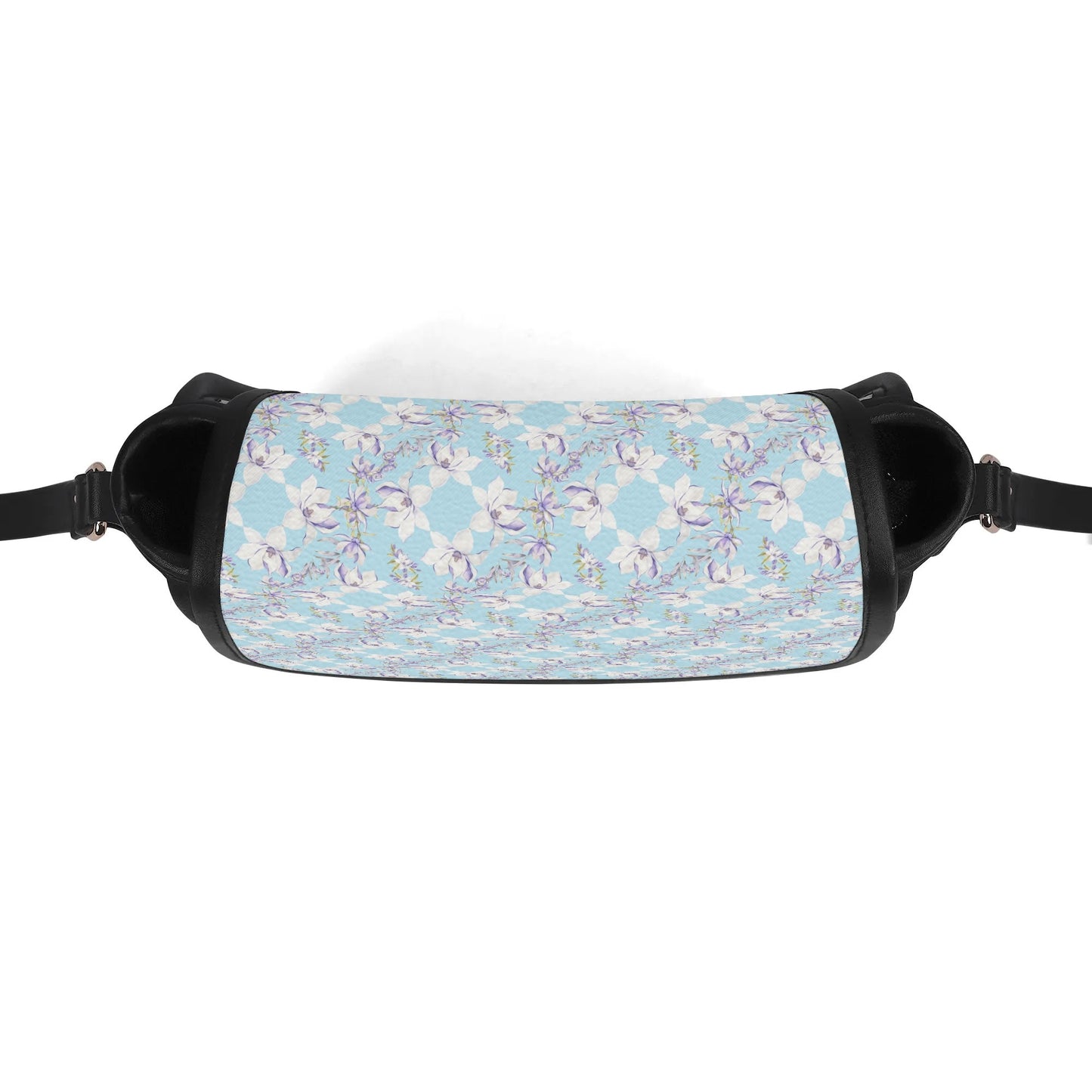 Princess Goddess© Euro Soft PU Leather Saddle Bag n Airibellas Blue Garden Dream