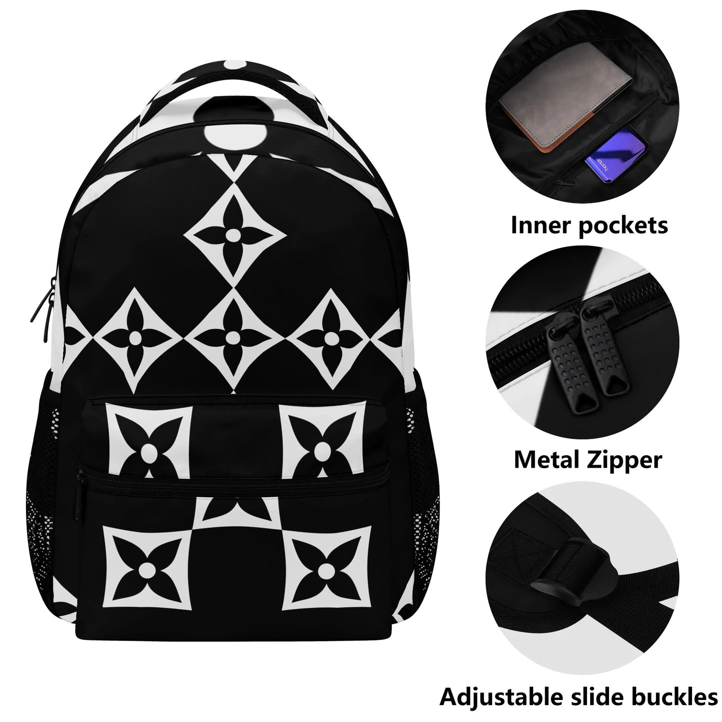 Luxturnal LA© Super Duty Sports Flex Durable And Reliable All Year 15 Inch Casual Posh Style School Backpack In Posh Light/Dark Perfect