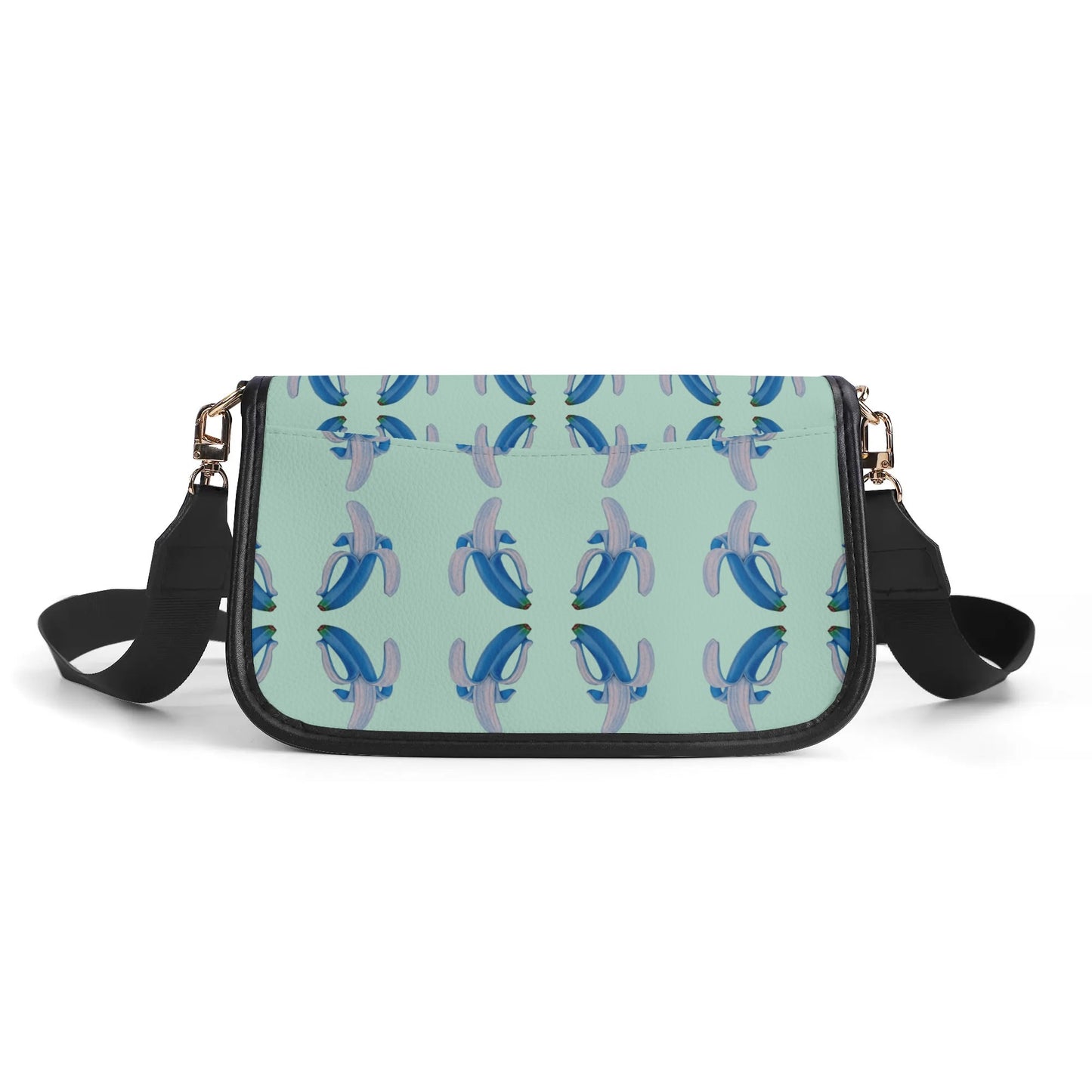 Banana Blue© Womens PU Chain Crossbody Bag Square bag In Delightful Fall Mountain Rain