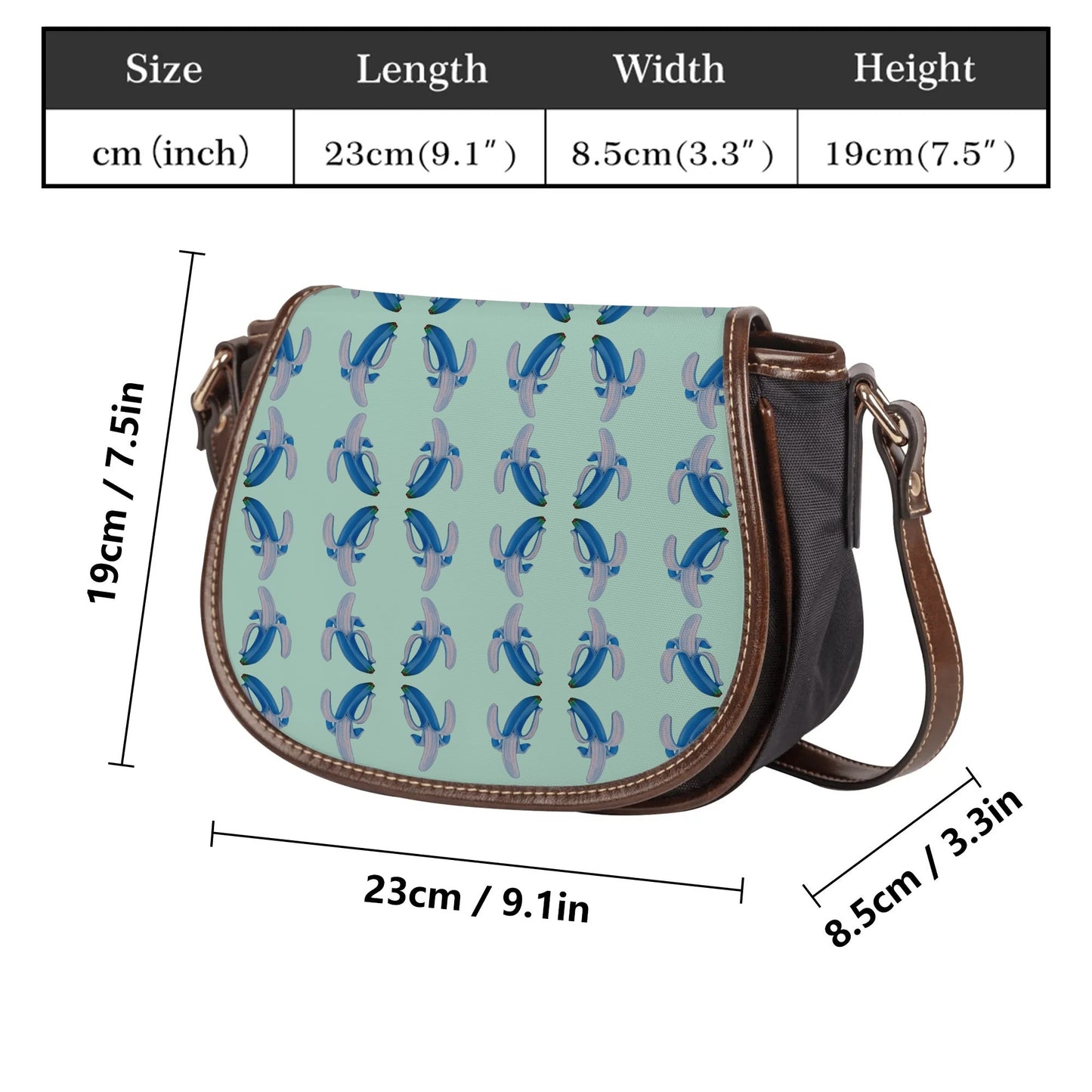 Banana Blue© Saddle Bag