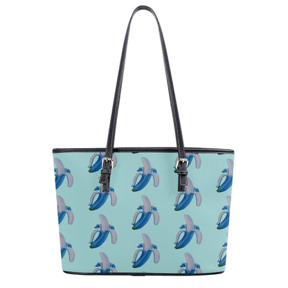 Banana Blue© Euro Soft PU Leather Tote Bag Silky Moon Mint