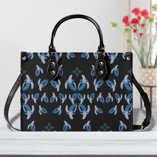 Banana Blue© Women Euro Soft PU Leather Handbag In City Posh Dark