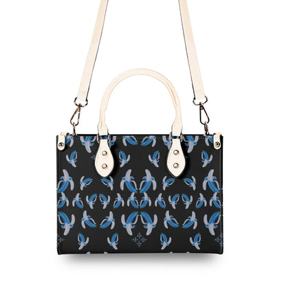 Banana Blue© Women Euro Soft PU Leather Handbag In City Posh Dark