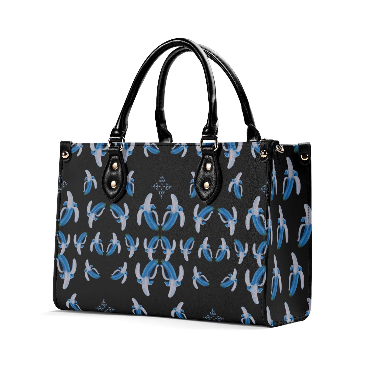 Banana Blue© Women Euro Soft PU Leather Handbag In City Posh Dark