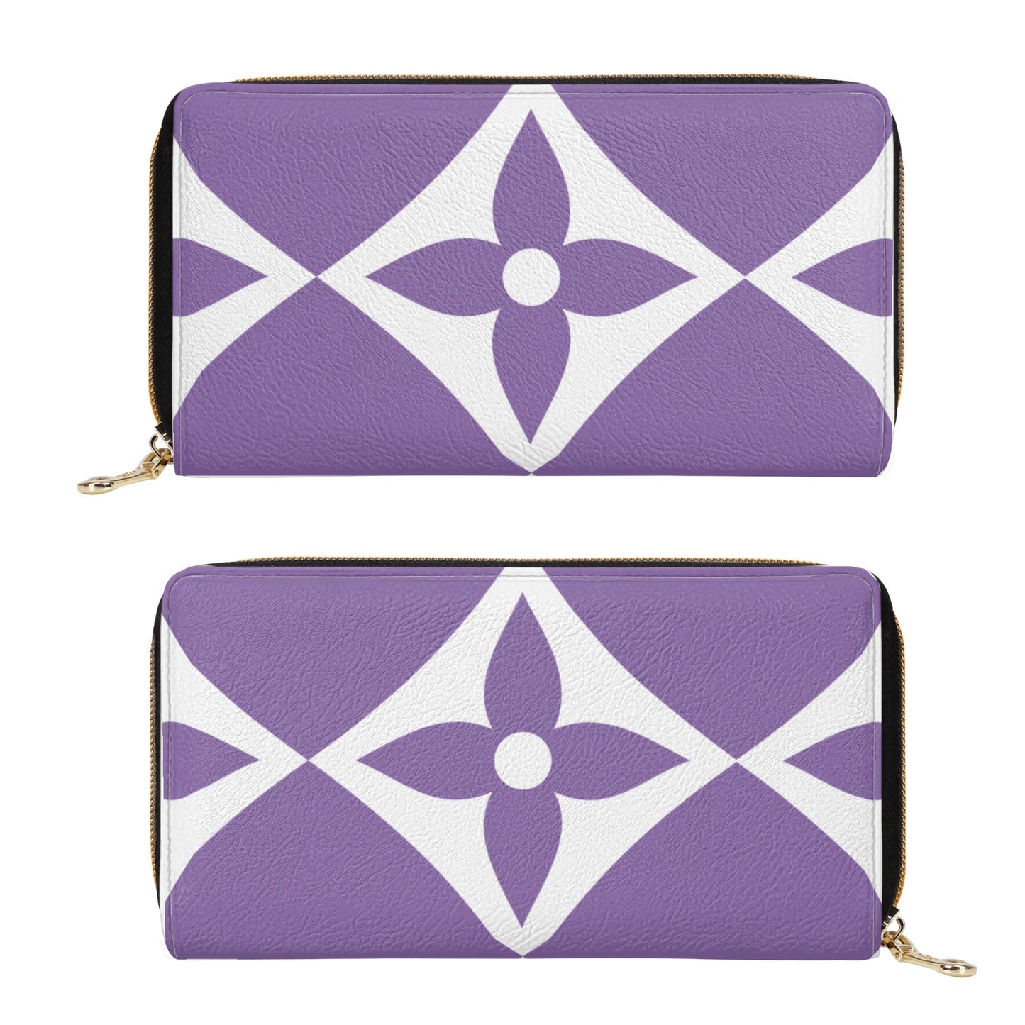 Exclusive LA© Euro Soft Yes Please Luxturnal Leather Zipper Wallet In Pretty In Purple