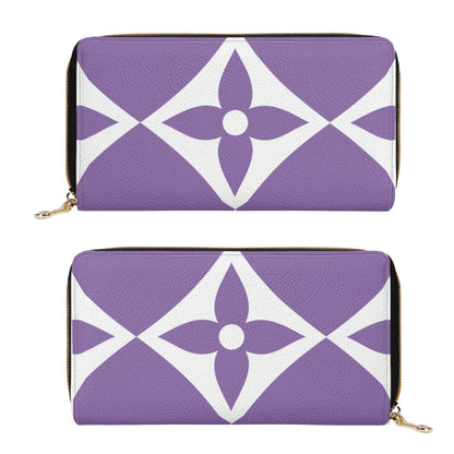 Exclusive LA© Euro Soft Yes Please Luxturnal Leather Zipper Wallet In Pretty In Purple