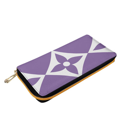 Exclusive LA© Euro Soft Yes Please Luxturnal Leather Zipper Wallet In Pretty In Purple