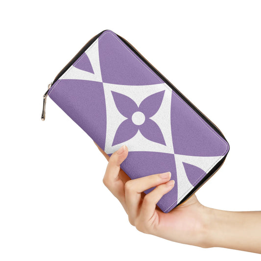 Exclusive LA© Euro Soft Yes Please Luxturnal Leather Zipper Wallet In Pretty In Purple