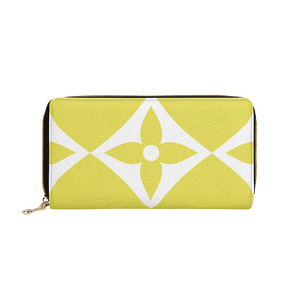 Exclusive LA© Euro Soft Yes Please Luxturnal Leather Zipper Wallet In Morning Lemon Lime