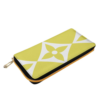 Exclusive LA© Euro Soft Yes Please Luxturnal Leather Zipper Wallet In Morning Lemon Lime