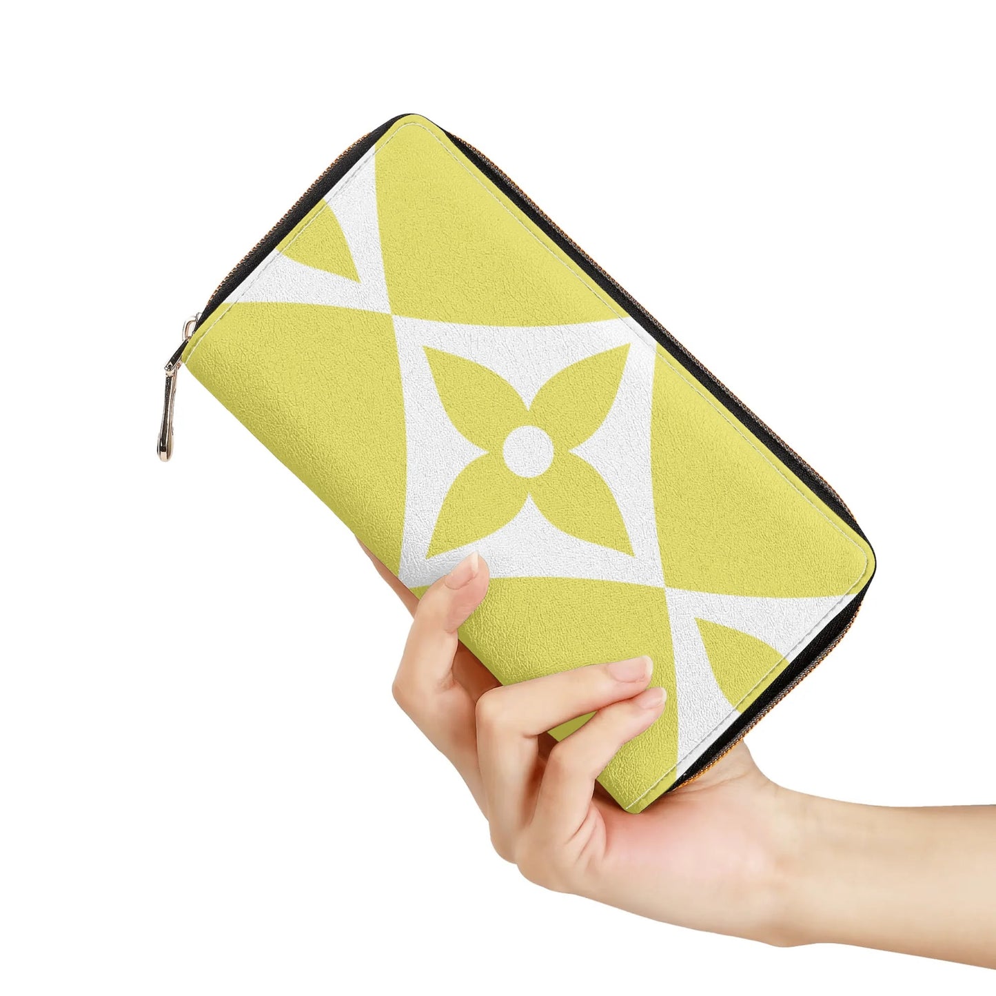 Exclusive LA© Euro Soft Yes Please Luxturnal Leather Zipper Wallet In Morning Lemon Lime