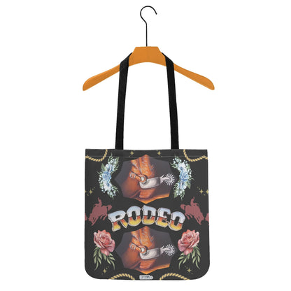 Rodeo©Luxturnal© X Artist Gib Robbie Simple Chic Cloth Tote Bag Everyday All Purpose (Support Local Artist)