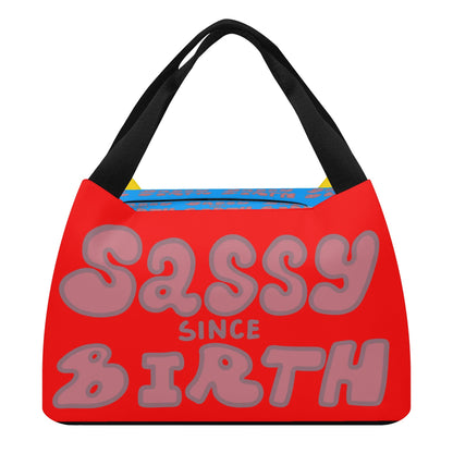 Sassy Since Birth© Luxturnal Super Duty Easy Clean All Day Cool Portable Tote Lunch Bag In Color Pop