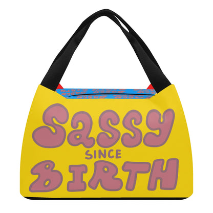 Sassy Since Birth© Luxturnal Super Duty Easy Clean All Day Cool Portable Tote Lunch Bag In Color Pop