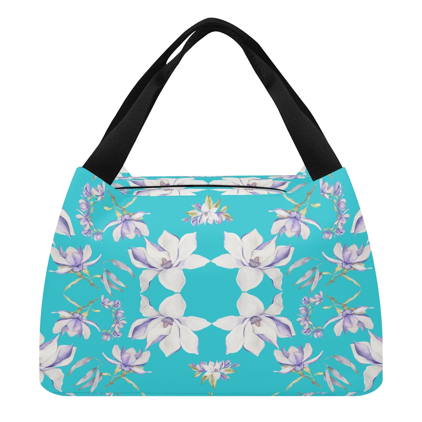 Princess Goddess© Luxturnal© Super Duty Easy Clean All Day Cool Portable Tote Lunch Bag In Dances On Tropical Beaches