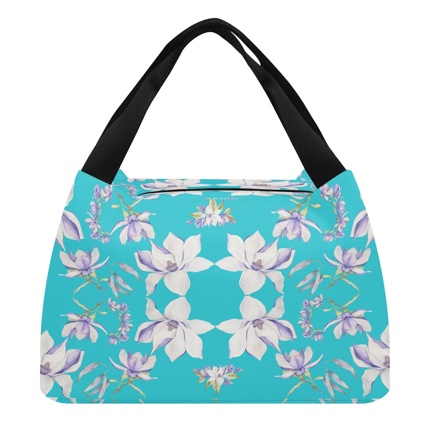 Princess Goddess© Luxturnal© Super Duty Easy Clean All Day Cool Portable Tote Lunch Bag In Dances On Tropical Beaches