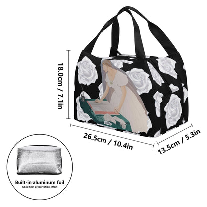 Future Mrs.© Super Duty Easy Clean All Day Cool Portable Tote Lunch Bag In Deluxe Accommodations