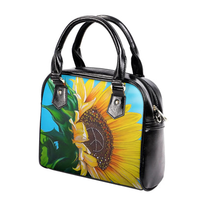 Sunflower Of Peace© Euro Soft PU Leather  Shoulder Handbag