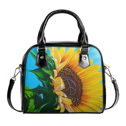 Sunflower Of Peace© Euro Soft PU Leather  Shoulder Handbag