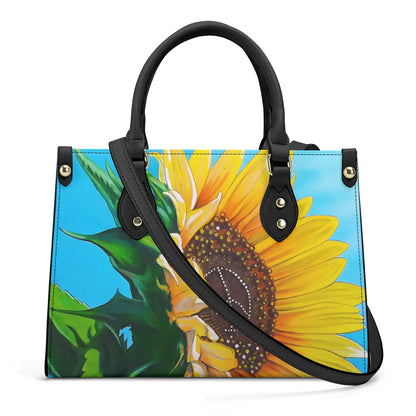 Sunflower Of Peace© Euro Soft Luxturnal© lLux PU Handbag With Shoulder Strap