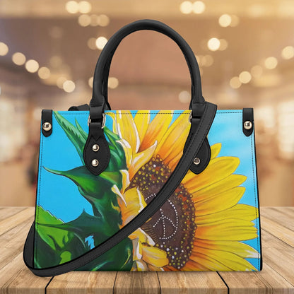 Sunflower Of Peace© Euro Soft Luxturnal© lLux PU Handbag With Shoulder Strap