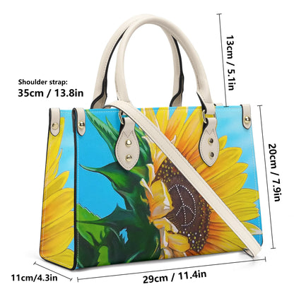 Sunflower Of Peace© Euro Soft Luxturnal© lLux PU Handbag With Shoulder Strap