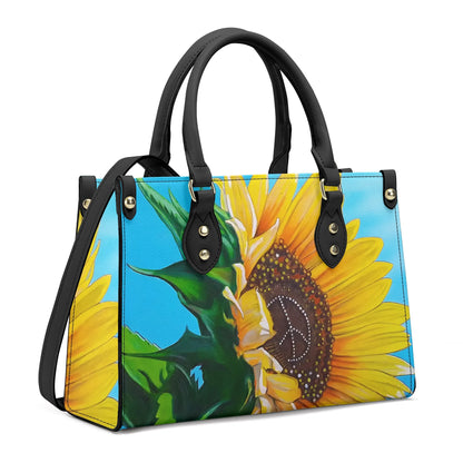 Sunflower Of Peace© Euro Soft Luxturnal© lLux PU Handbag With Shoulder Strap