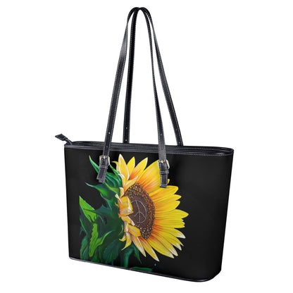 Sunflower Of Peace© Limited Edition Deluxe Euro Soft PU Leather Tote Bag In Goodnight Moon