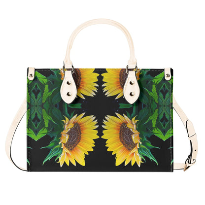 Sunflower Of Peace© Luxury Women Euro Soft PU Leather Handbag With Zip