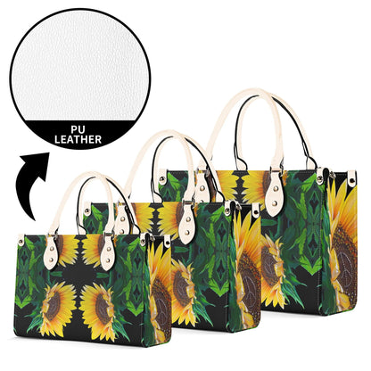 Sunflower Of Peace© Luxury Women Euro Soft PU Leather Handbag With Zip