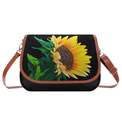 Sunflower Of Peace© Signature Classic Euro Soft PU Leather Shoulder bag