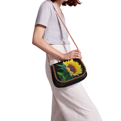 Sunflower Of Peace© Signature Classic Euro Soft PU Leather Shoulder bag