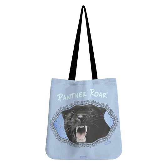 Panther Roar© By Artist Gib Robbie Simple Chic Cloth Tote Bag Everyday All Purpose (Support Local Artist)