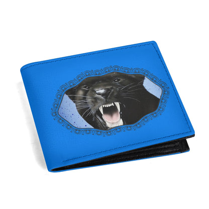 Panther Roar© Elite Lux Casual Euro Soft Minimalist PU Leather Wallet Paper Folded Wallet In Monaco Deluxe Riviera