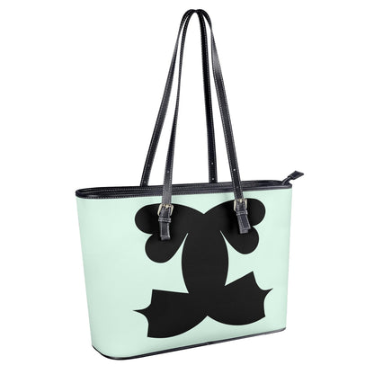 Iconic Swiss© The Iconic Collection© Luxturnal© Premier Leather Tote Bag In Mint Valor